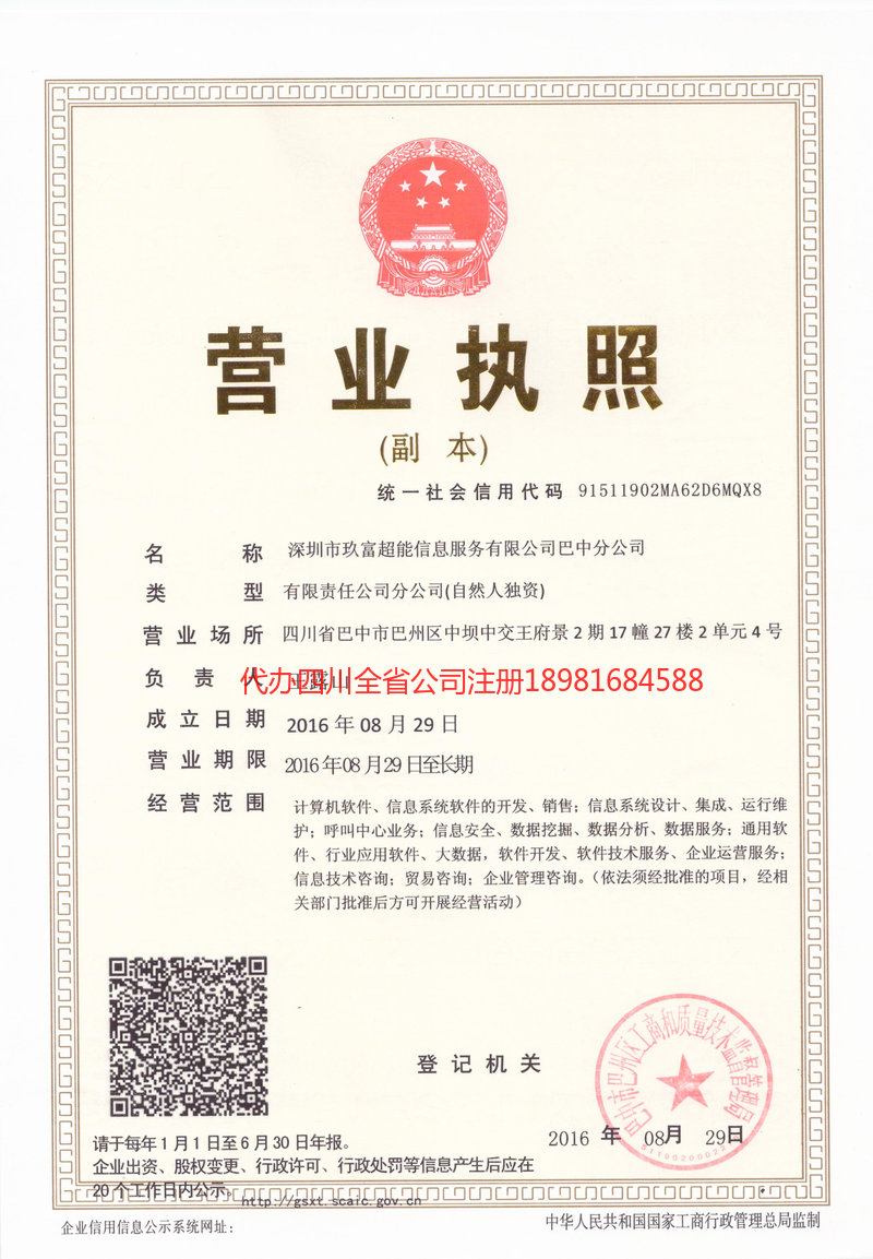 山东山东玖富超能信息服务有限公司